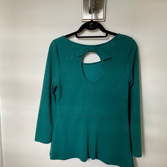 Anthropologie Bow-Back Peplum Blouse by Leifsdottir - Picture 3 of 5